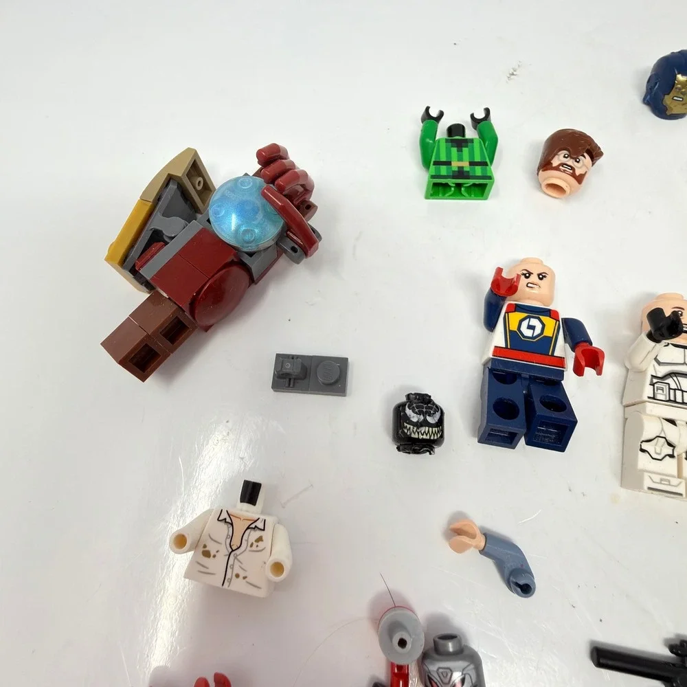 LEGO Minifigure Parts Accessories Lot Star Wars Marvel Multicolor Mixed Pieces